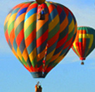 hot air balloons